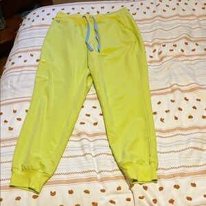 Figs Women's Pants in Bright Yellow